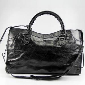 Bolsa Couro Balenciaga Motorcycle