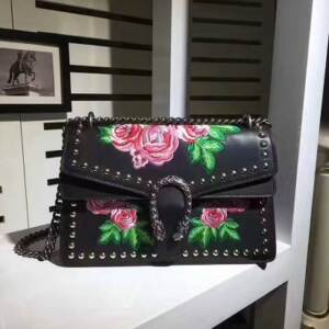 Bolsa Tiracolo Bordada Dionysus Gucci