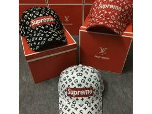Boné Louis Vuitton x Supreme