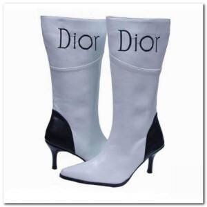 Bota Couro Christian Dior