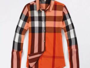 Camisa Xadrez Manga Longa Fem. Burberry