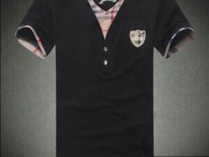 Camiseta Gola V Burberry
