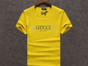 Camiseta amarela Gucci