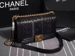 Chanel bolsa de couro Chanel
