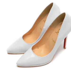 Christian Louboutin Sapato meia pata de Couro