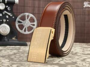 Cinto Couro Marrom Burberry