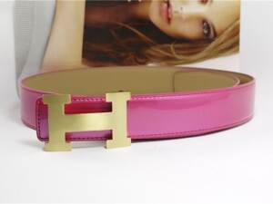 Cinto Feminino de Couro Hermes