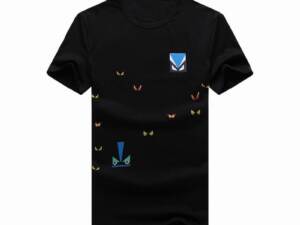Fendi Camiseta Preta Fendi