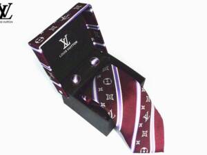 Gravata Abotoaduras Lenço Louis Vuitton