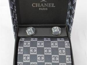Gravata e Abotoaduras Chanel