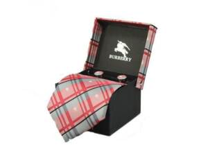 Gravata+Abotoaduras Burberry