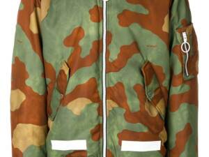 Jaqueta bomber camuflada Off White