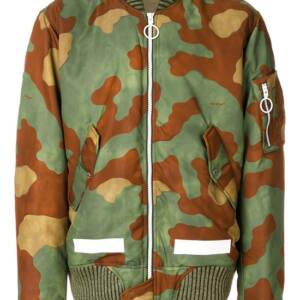 Jaqueta bomber camuflada Off White