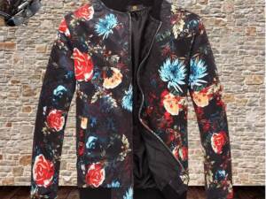 Jaqueta bomber com estampa Versace