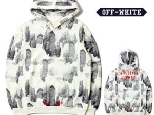 Jaqueta com capuz Off White
