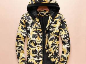 Jaqueta com capuz Versace