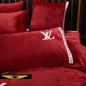 Kit Coordenado Jogo de Cama 4 Pçs. Casal King Size Louis Vuitton