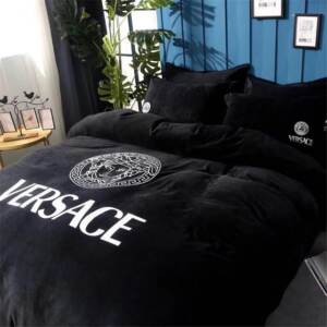 Kit Coordenado Jogo de Cama King Size Versace 4 Peças