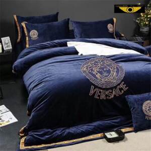 Kit Coordenado Jogo de Cama King Size Versace 4 Peças