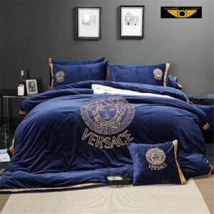 Kit Coordenado Jogo de Cama King Size Versace 4 Peças