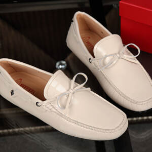 Mocassim Branco de Couro Tod's