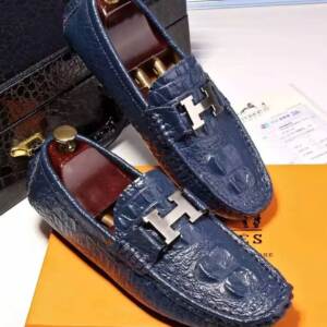 Mocassim Couro Hermes