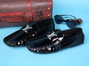 Mocassim de couro Louis Vuitton