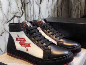 Philipp Plein Tênis de couro Philipp Plein
