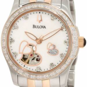 Relógio Bulova Fem Diamonds Analogue Black - 98P118