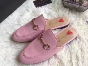 Sandália Mule chinelo slipper couro Gucci