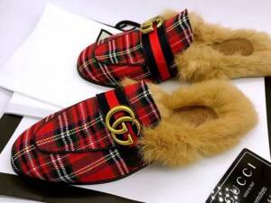 Sandália Mule chinelo slipper couro Gucci