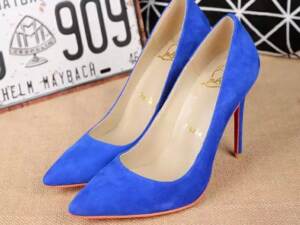 Sapato Alto Camurça Christian Louboutin