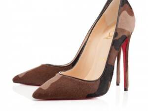 Sapato Salto 12cm. So Kate Camuflado Christian Louboutin