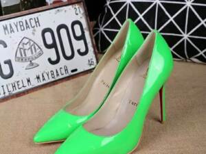 Sapato Salto Alto Verde Christian Louboutin 15cm.