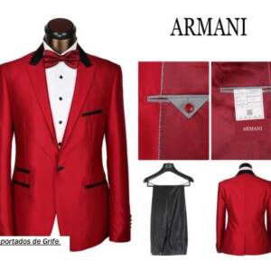 Terno Vermelho Giorgio Armani