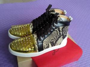 Tênis Cano Alto Christian Louboutin