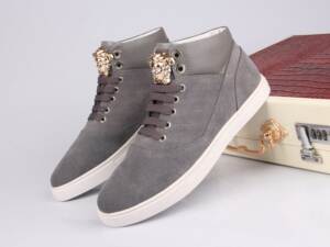 Tênis Couro Nobuck Versace