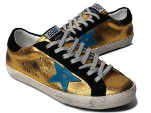 Tênis Dourado Golden Goose Deluxe Brand