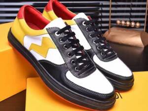Tênis casual couro Fendi
