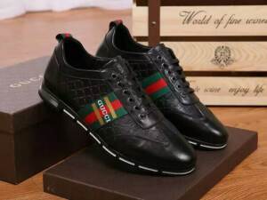 Tênis casual de couro Gucci