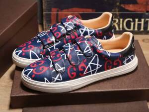 Tênis casual de couro Gucci