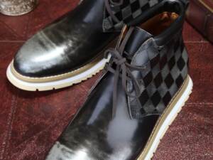Tênis de Couro Louis Vuitton