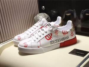 Tênis de couro D&G