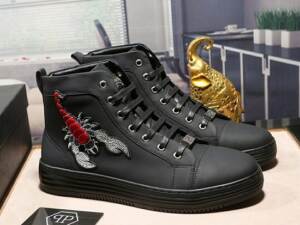 Tênis de couro Philipp Plein
