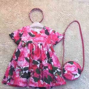 Vestido Infantil + Bolsa + Tiara Dolce&Gabbana