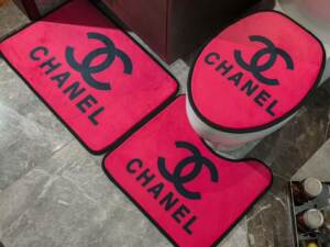 Jogo de Tapetes Banheiro Chanel