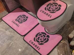 Jogo de Tapetes Banheiro Chanel