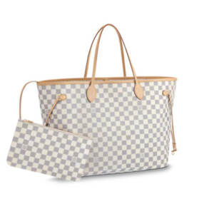 Bolsa Louis Vuitton Damier azur Neverfull GM N41360